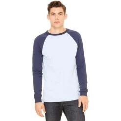 BELLA+CANVAS® Long-Sleeve Raglan T-Shirt - Men -Gildan T-Shirts Shop a225b22511a6c3e26727ede50603d3d5416d3fca007ea530ae5b3637fb6bd9f1