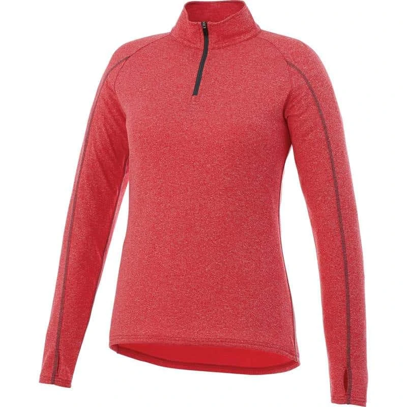 Women's Jersey Knit Quarter Zip Sweater 5 Women's Jersey Knit Quarter Zip Sweater - Image 3