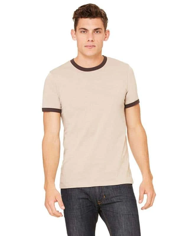 BELLA+CANVAS® Jersey Short-Sleeve Ringer T-Shirt - Men 22 BELLA+CANVAS® Jersey Short-Sleeve Ringer T-Shirt - Men - Image 20