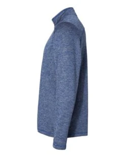 Adidas® Brushed Terry Heathered Quarter-Zip Pullover - Men 24 Adidas® Brushed Terry Heathered Quarter-Zip Pullover - Men -Gildan T-Shirts Shop adidas a284 collegiate royal heather mid grey directside high