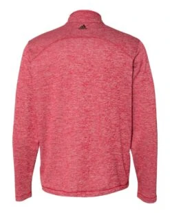 Adidas® Brushed Terry Heathered Quarter-Zip Pullover - Men 20 Adidas® Brushed Terry Heathered Quarter-Zip Pullover - Men -Gildan T-Shirts Shop adidas a284 power red heather black back high