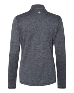 Adidas® Brushed Terry Heathered Quarter-Zip - Women -Gildan T-Shirts Shop adidas a285 navy heather mid grey back high
