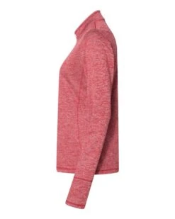 Adidas® Brushed Terry Heathered Quarter-Zip - Women -Gildan T-Shirts Shop adidas a285 power red heather black directside high