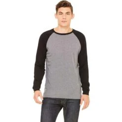 BELLA+CANVAS® Long-Sleeve Raglan T-Shirt - Men -Gildan T-Shirts Shop af03e616114a6b7d864bd0c18b2334e2a4d1329faaa30a52f100749c686fd324