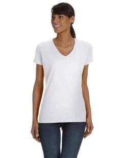 Fruit Of The Loom® HD Cotton™ V-Neck T-Shirt - Women