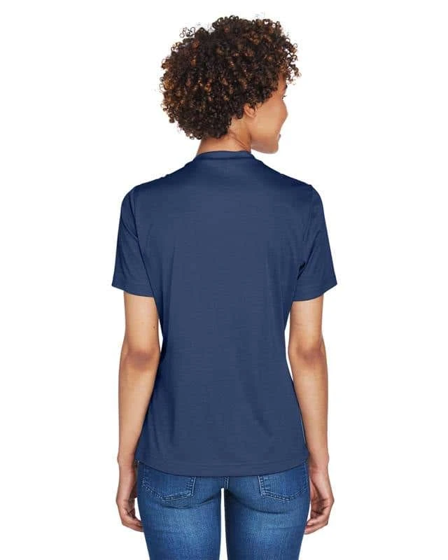 Team 365 Heathered Polyester Performance T-Shirt - Women 5 Team 365 Heathered Polyester Performance T-Shirt - Women - Image 3