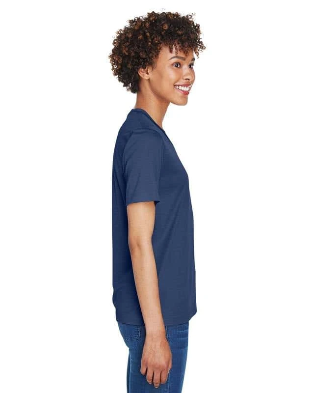 Team 365 Heathered Polyester Performance T-Shirt - Women 6 Team 365 Heathered Polyester Performance T-Shirt - Women - Image 4