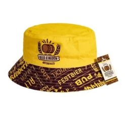 Full Color Cotton Reversible Bucket Hat -Gildan T-Shirts Shop beer kingdom bucket hat standing front copy