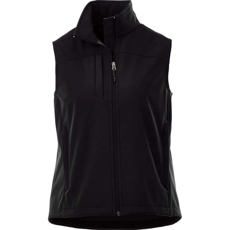 Ladies Polyester Softshell Full Zip Vest 5 Ladies Polyester Softshell Full Zip Vest - Image 3