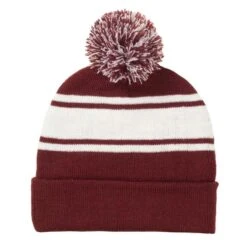 Cuffed Two-Tone Acrylic Knit Pom Beanie Cap -Gildan T-Shirts Shop c6c5afb2896c24ea276943366a075a45c8f18857816f1be39ccf5914bc200403