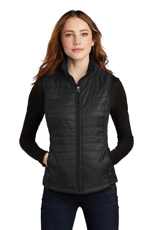 Port Authority® Packable Puffy Vest - Women 4 Port Authority® Packable Puffy Vest - Women - Image 2