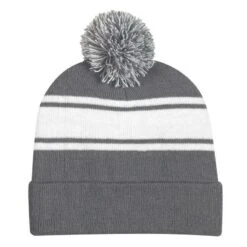 Cuffed Two-Tone Acrylic Knit Pom Beanie Cap -Gildan T-Shirts Shop cfb6f8bd456e4006e4fad5a9a21bf0bef202824ae77bcf7fb2c4b446b2305b2d