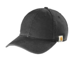 Carhartt® Cotton Canvas Cap -Gildan T-Shirts Shop ct103938 black flat front