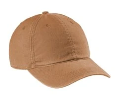 Carhartt® Cotton Canvas Cap -Gildan T-Shirts Shop ct103938 carharttbrown flat front2