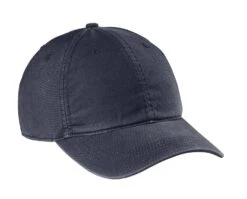 Carhartt® Cotton Canvas Cap -Gildan T-Shirts Shop ct103938 navy flat front2