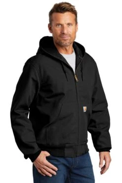 Carhartt ® Thermal-Lined Duck Active Jacket -Gildan T-Shirts Shop ctj131 black model 3q 102018