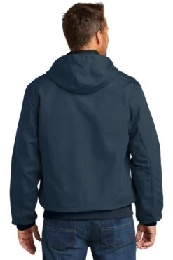 Carhartt ® Thermal-Lined Duck Active Jacket -Gildan T-Shirts Shop ctj131 darknavy model back 102018