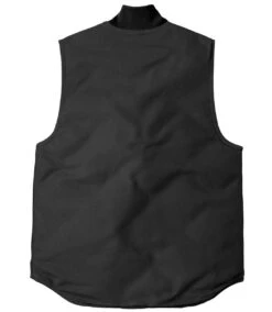 Carhartt ® Duck Vest -Gildan T-Shirts Shop ctv01 black flat back