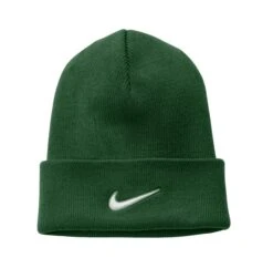Nike Dri-FIT Sideline Beanie Cap -Gildan T-Shirts Shop cw6117 gorgegreen flat straight