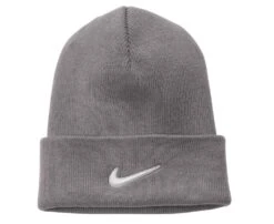 Nike Dri-FIT Sideline Beanie Cap -Gildan T-Shirts Shop cw6117 mediumgrey flat straight