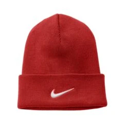 Nike Dri-FIT Sideline Beanie Cap -Gildan T-Shirts Shop cw6117 universityred flat straight