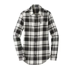 Port Authority® Plaid Flannel Tunic - Women