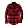 Port Authority® Plaid Flannel Shirt -Gildan T-Shirts Shop d w668 engineredblack