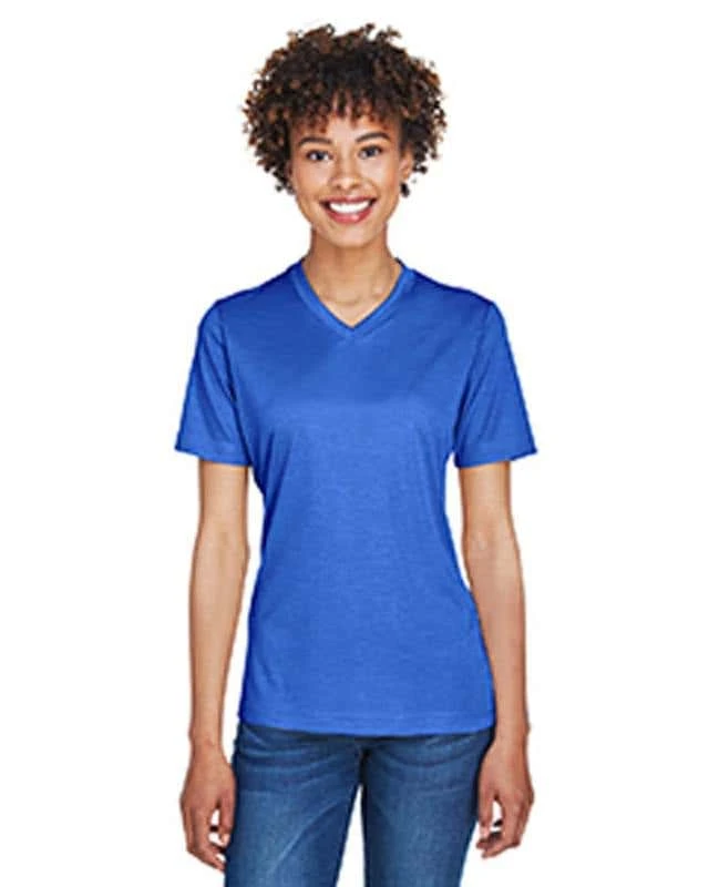 Team 365 Heathered Polyester Performance T-Shirt - Women 19 Team 365 Heathered Polyester Performance T-Shirt - Women - Image 17