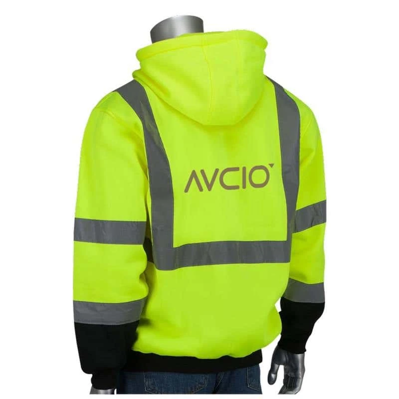 HV Class 3 Full Zip Hooded Black Bottom Sweatshirt 12 HV Class 3 Full Zip Hooded Black Bottom Sweatshirt - Image 10