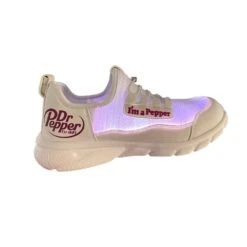 Rechargeable Light-up Shoes -Gildan T-Shirts Shop dr.pepper white light 1