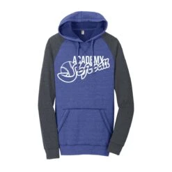 District® Lightweight Fleece Raglan Hoodie Sweatshirt - Unisex