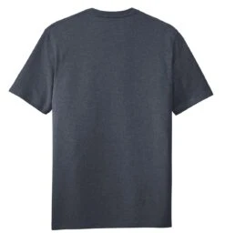 District® Recycled Re-Tee® T-shirt - Unisex -Gildan T-Shirts Shop dt8000 heatherednavy flat back