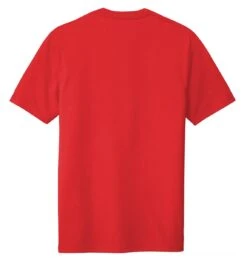 District® Recycled Re-Tee® T-shirt - Unisex -Gildan T-Shirts Shop dt8000 rubyred flat back