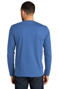 District® Re-Tee® Long Sleeve T-Shirt -Gildan T-Shirts Shop dt8003 blueheather model back