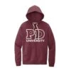 District® Recycled Re-Fleece™ Hoodie Sweatshirt - Unisex -Gildan T-Shirts Shop dt8100 maroonheather