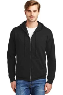 Hanes® EcoSmart® Full-Zip Hooded Sweatshirt -Gildan T-Shirts Shop e0bff6c75261fb79c321a7b2b4f7203a389bec0fed969cf52112dee014ea246a