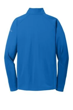 Eddie Bauer® 1/2-Zip Performance Fleece Pullover - Men -Gildan T-Shirts Shop eb234 ascentblue flat back