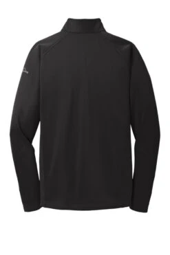 Eddie Bauer® 1/2-Zip Performance Fleece Pullover - Men -Gildan T-Shirts Shop eb234 black flat back