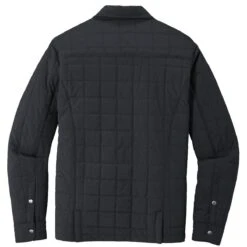 Eddie Bauer® Snap-Front Shirt Jacket - Men -Gildan T-Shirts Shop eb502 black flat back