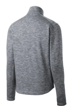 Port Authority® Digi Stripe Fleece Full-Zip Jacket -Gildan T-Shirts Shop f231 grey form back