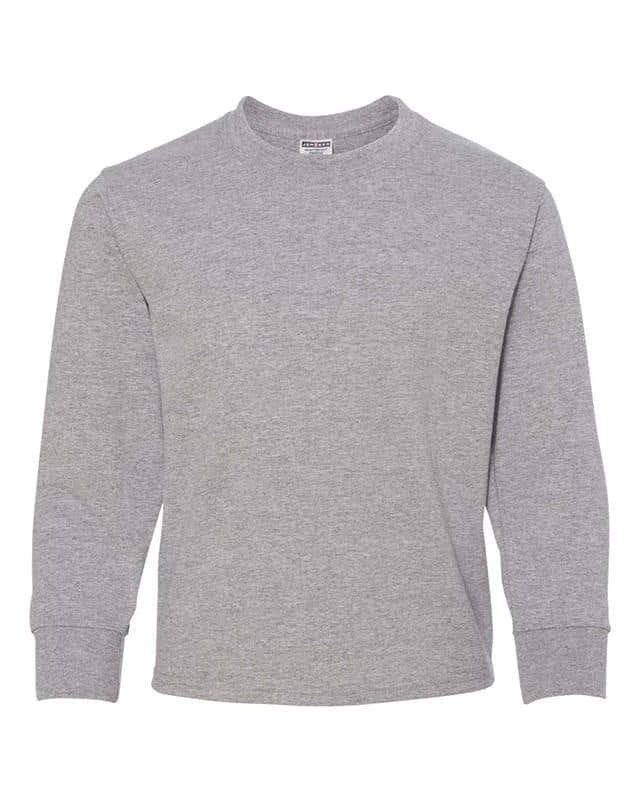 Jerzees® Dri-Power® Long Sleeve 50/50 T-Shirt - Youth 5 Jerzees® Dri-Power® Long Sleeve 50/50 T-Shirt - Youth - Image 3