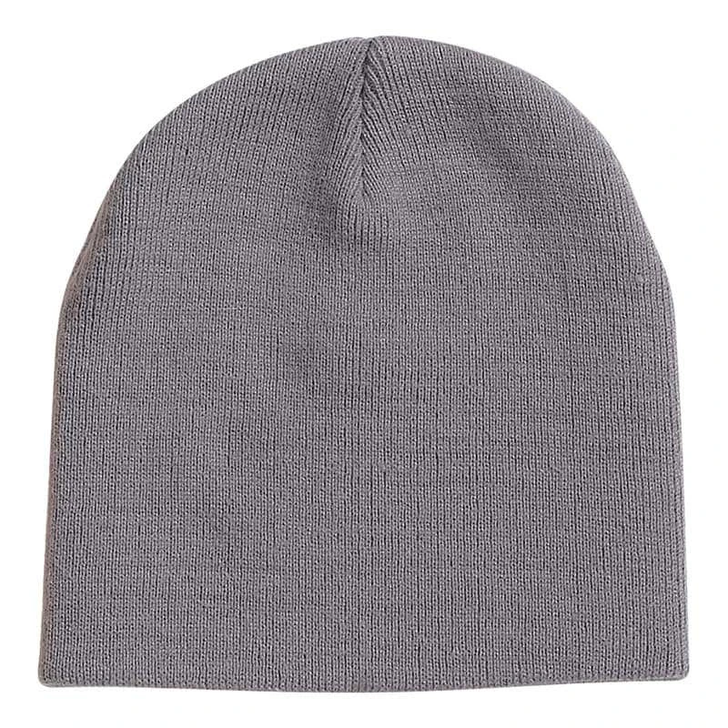 Solid Acrylic Knit Beanie Cap 5 Solid Acrylic Knit Beanie Cap - Image 3