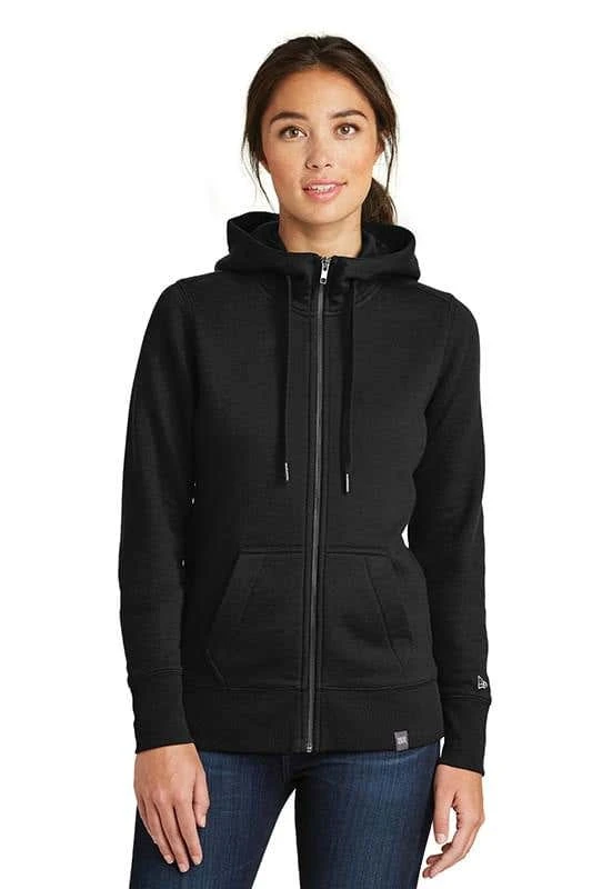 New Era® French Terry Full-Zip Hoodie Sweatshirt - Women 5 New Era® French Terry Full-Zip Hoodie Sweatshirt - Women - Image 3