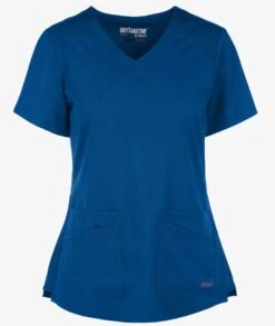 Barco® Grey's Anatomy™ Stretch Emma Scrubs Top - Women -Gildan T-Shirts Shop grs011 royal 1 1