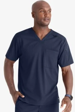 Barco® Grey's Anatomy™ Stretch Murphy Scrub Top - Men -Gildan T-Shirts Shop grs079 indig 2