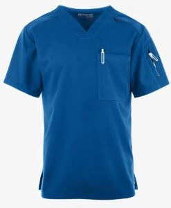 Barco® Grey's Anatomy™ Stretch Murphy Scrub Top - Men -Gildan T-Shirts Shop grs079 royal 1