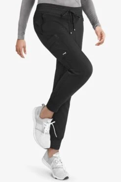 Barco® Grey's Anatomy™ Stretch Eden Cargo Jogger Pant - Women -Gildan T-Shirts Shop grs537 black 6