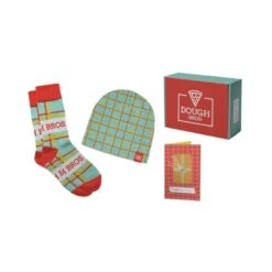 Full Color Socks And Beanie Gift Box