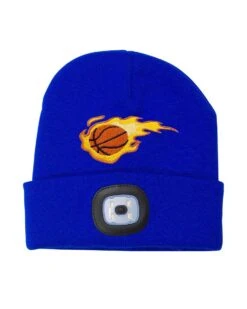 LED Light Acrylic Knit Beanie Cap -Gildan T-Shirts Shop jl 4148 03 z ftdeco blue