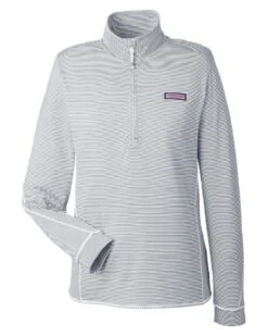 Vineyard Vines® Microstripe Sankaty Half-Zip Pullover - Women -Gildan T-Shirts Shop k002521 12 z prod